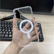 CASE For Samsung A55 5G MagCase Magnetic Clear Shockproof Mobile Phone