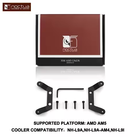 Noctua NM-AM5-L9aL9i Mounting-kit Noctua CPU Cooler Mounting Bracket For NH-L9a and NH-L9i NH-L9a-AM