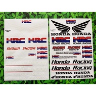 Sticker Honda Racing HRC Sticker Decal Motor/Motorcycle&Car Waterproof*7101