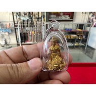 2550 富裕天神拾都金（铜镀金色）Jatukam Ramathep Ner Thong Deang Wat Mahatat Nakhon Si Tamalat (包好防水壳)