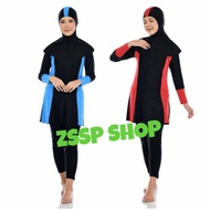 Baju Renang Muslimah Dewasa Sampe Jumbo Polos