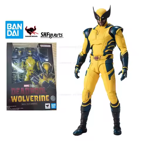 【 In Stock 】 Bandai SHF Deadpool and Wolverine Marvel Movie Edition Wolverine Uncle Handheld Product