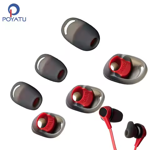 POYATU Silicone Eartips Earbud for Kingston HyperX Cloud Buds / Wireless Headphones Replacement Ear 