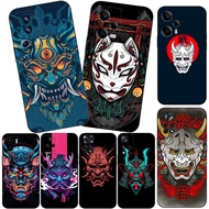 Case For Xiaomi Redmi 12 4G Note 12 5G POCO X5 PRO 5G Phone Cover Japanese oni mask