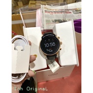 100% Original Fossil Gen 4 Smartwatch Explorist HR Black Leather FTW4017