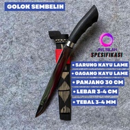 golok sembelih supertajam golok ukir baja khas Banten