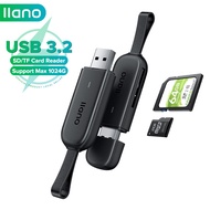 llano USB 2.0/3.0 Card Reader 5Gbps SD/TF Micro SD Mini Smart Card Reader Max 1024GB（Upgrade）
