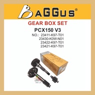 BAGGUS PCX150 V3 GEAR BOX SET ALAT GANTI GEARBOX 23411-K97-T01 23430-K0W-N01 23422-K97-T01 23421-K97
