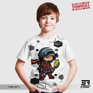 PRINITNG DISTRO T-SHIRT FOR CHILDREN WITH PUBG ART 4 GAMERS PICTURE