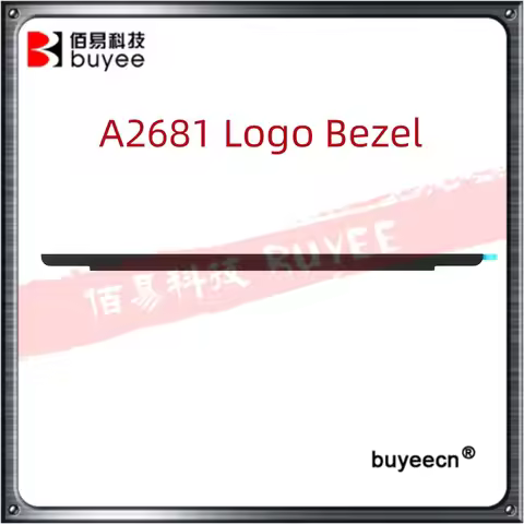 3pcs Original A2681 Logo Bezel Glass Cover For MacBook Air Retina 13" M2 A2681 Logo Strip A2681 LCD