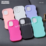 Latest Wave Macaron Case Softcase Casing iphone 16 iphone 16 Plus iphone 16 Pro iphone 16 Pro Plus