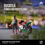 MoreArt1:64場景模型摆件，樹脂人偶系列。Ducati杜卡迪拉花26人偶套装(MO222029)，電單車+人偶套装，截單日期3月14星期四。