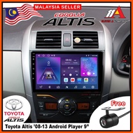 [4GB/8GB RAM] Toyota Altis '08-12 Octa 8 Core 9" IPS Screen High Spec Android Player Support 4G Sim 