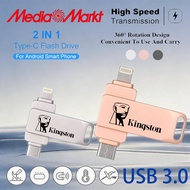 Kingston U Disk Type-C Interface Adapter  Mini Dual Hard Disk OTG USB iP/ho/ne (2TB 1TB 512GB) USB 3