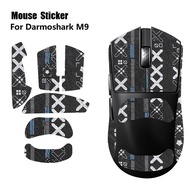 Mouse Anti Slip Grip Sticker For Darmoshark M9 Mice Non-Slip Anti Sweat Tape Exquisite Texture for D