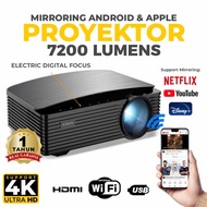 Proyektor Wi-Fi Mirroring - 7200 Lumens LED projectors - yrd 1000 M