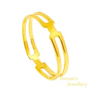 Dreams Jewellery Cincin H Emas 916 Original / H Ring 916 Gold Original Tulen
