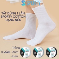 Sporty 100% cotton Men'S And Women'S Socks Are Compressed Breathable, Sweat Absorbent, Easy To Carry