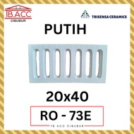 Roster / Lubang Angin Keramik Trisensa RO-73E Putih White 20x40
