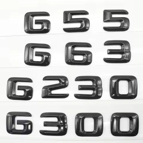 Glossy Black Rear Logo Emblem For G-CLASS W461 W463 G55 G63 G65 G230 G250 G300 G320 G350 G450 G500 G