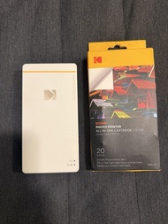 KODAK 相片打印機及迷你貼紙相紙5盒 (共100張)