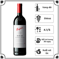 Rượu vang đỏ Úc Penfolds Bin 28 Shiraz 750ml 14,5% - Không hộp