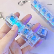 【CH*】 Decompressing Clicks Button Keychain Toy With 4 Push Button AntiStress Keyboard