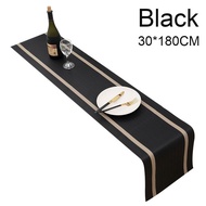 180*30cm Taplak Meja Makan Minimalis Table Runner Panjang Table Runner PVC Table Runner Nordic Minim