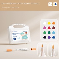 12/24/36/48/60/80 Colors Painting Acrylic Markers Dual-Tip FastDrying Waterproof Colorful Markers DI
