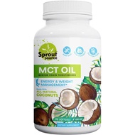 MCT Oil Softgels 1000mg, C8 C10 Keto, 90-Day Supply