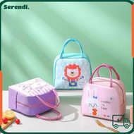 SERENDI Cartoon Lunch Bag, Thermal Bag Portable Insulated Lunch Box Bags,  Cloth Lunch Box Accessories Tote Food Small Cooler Bag