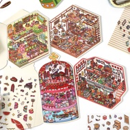 ENWEI 3 Pcs [Today's Business Is Open 19.0 Ssseries] Cottage Children's Hand Account Puzzle Quiet Bo