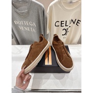Zegna Men's Straw Woven New Low-Top Casual Shoes