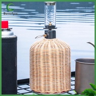 Bv✿  450g Portable Gas Cylinder Cover Rattan Outdoor Camping Cooking Gas Tank Pouch Q