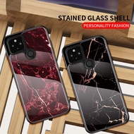 Marble Case Google Pixel 5A 5 XL 6 Pro 4A 5G Luxury Fashion Glass Phone Cover