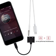 [Warung Motret] 2in1 USB Type C to AUX 3.5mm USB Type C Headphone Adapter - W1O33