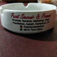 [WAJIB PUNYA] SOUVENIR ASBAK KERAMIK CUSTOM LOGO SABLON BESAR KAMPANYE PARTAI KEREN FUNGSIONAL GAK
