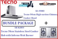 TECNO HOOD AND HOB FOR BUNDLE PACKAGE ( KA 9980 &amp; SR 828SV ) / FREE EXPRESS DELIVERY