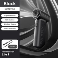 【JisuLife】 JISULIFE Handheld Fan Life9 &Life9 Chrome Mini Fan Rechargable New Electroplated Finish S