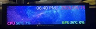 出售99新Thermalright利民LCD 9.16 吋 黑色外置長條副螢幕