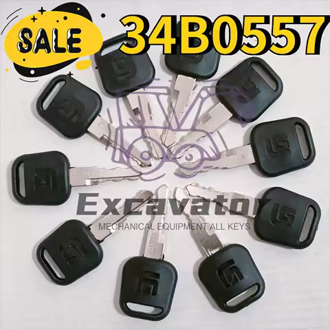 2PCS/5PCS 34B0557 Keys for LIUGONG Ignition KEYS 906D/907C/920/922/908/915/925/936E Heavy Equipment 