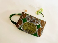 持手收納包。多內袋。2款手機存褶棉棉都好放。日本設計布