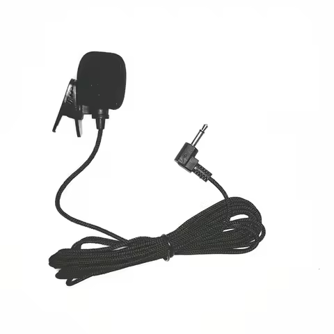 2m wired Mini Professional Car Audio Microphone with 3.5mm Jack Plug to Link External Equipment like