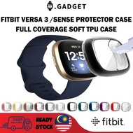 FITBIT Watch Sense / Fitbit Versa 3 Soft TPU Cover Fitbit Versa3 Sense Smart Watch Protector Case Co
