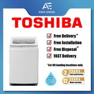 (Bulky) TOSHIBA AW-K801AS / AW-M901BS WHITE 7KG / 8KG TOP LOAD WASHING MACHINE