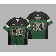 Streetwear Jersey SERIES 00 green camo / Boxy Jersey / oversize Jersey / Ribby Jersey / hockey / nfl