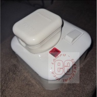 PANASONIC 3-Pin AC Plug Socket Set Outbow Box + Plug