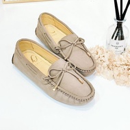 牛皮豆豆鞋-牛灰