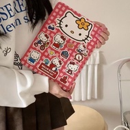 Cartoon Cartoon KT Cat iPad Air 4/5/6/7 Protective Case 7th Generation Rotating Acrylic 9th Generati