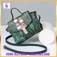 Super hot green forest bag with 3D pattern - DR86